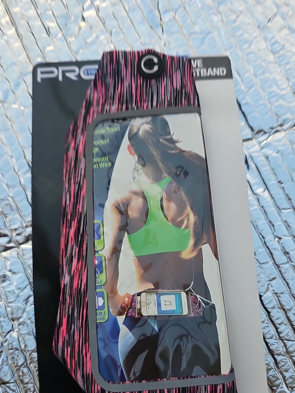 PRO Sport Armband Phone Holder in Pink & Black